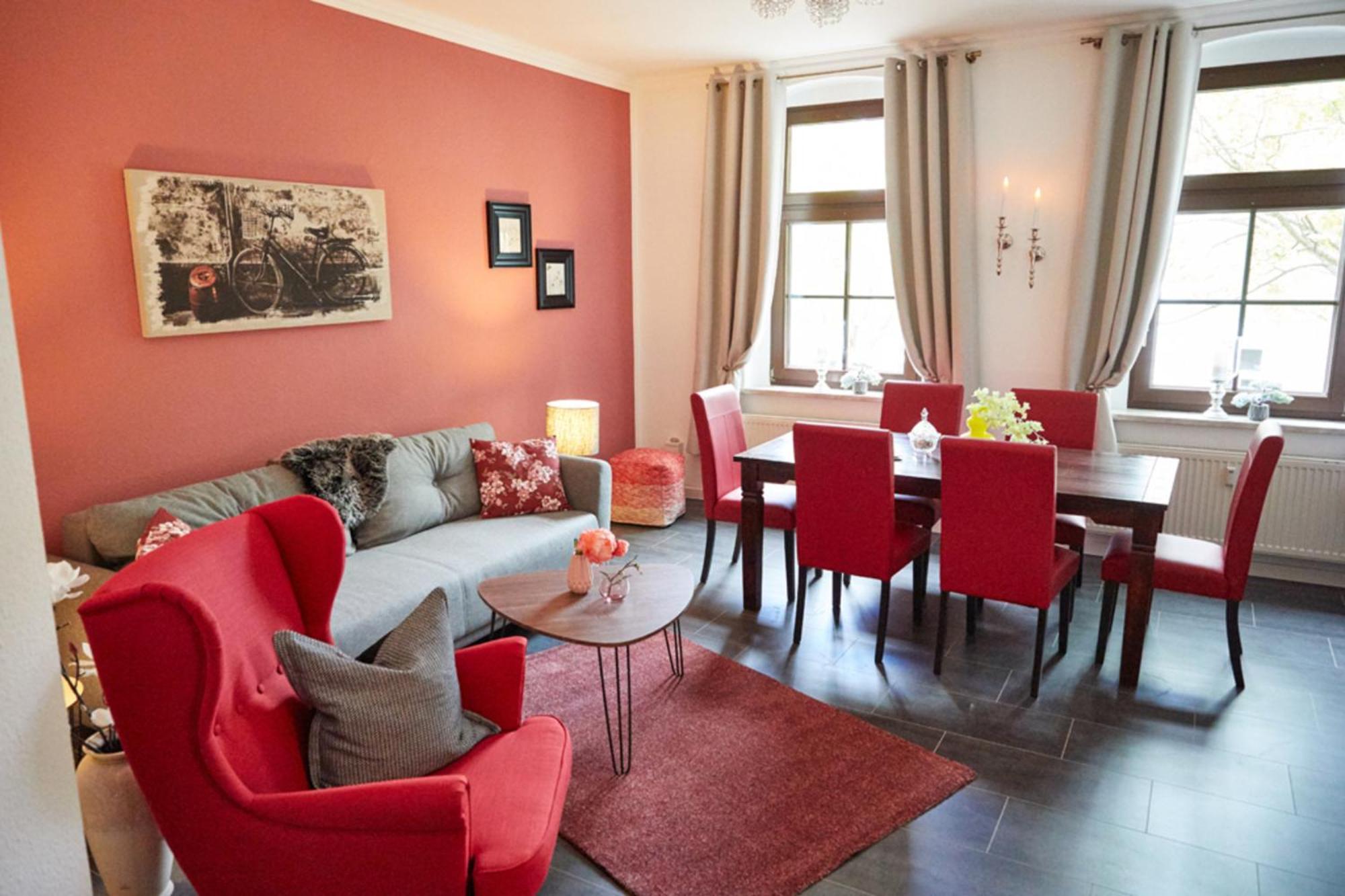 City-Apartment 1 Bernburg Bagian luar foto